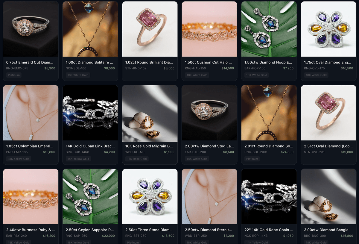 Jewelia Inventory